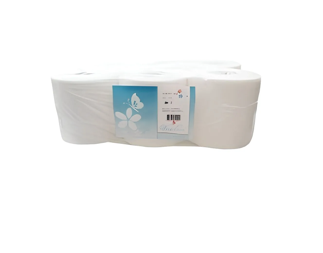 Rolos de Papel para Mãos Zeta Branco (6 Rolos)